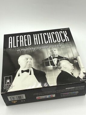 Alfred Hitchcock 1000 Piece Mystery Puzzle BePuzzled New Sealed